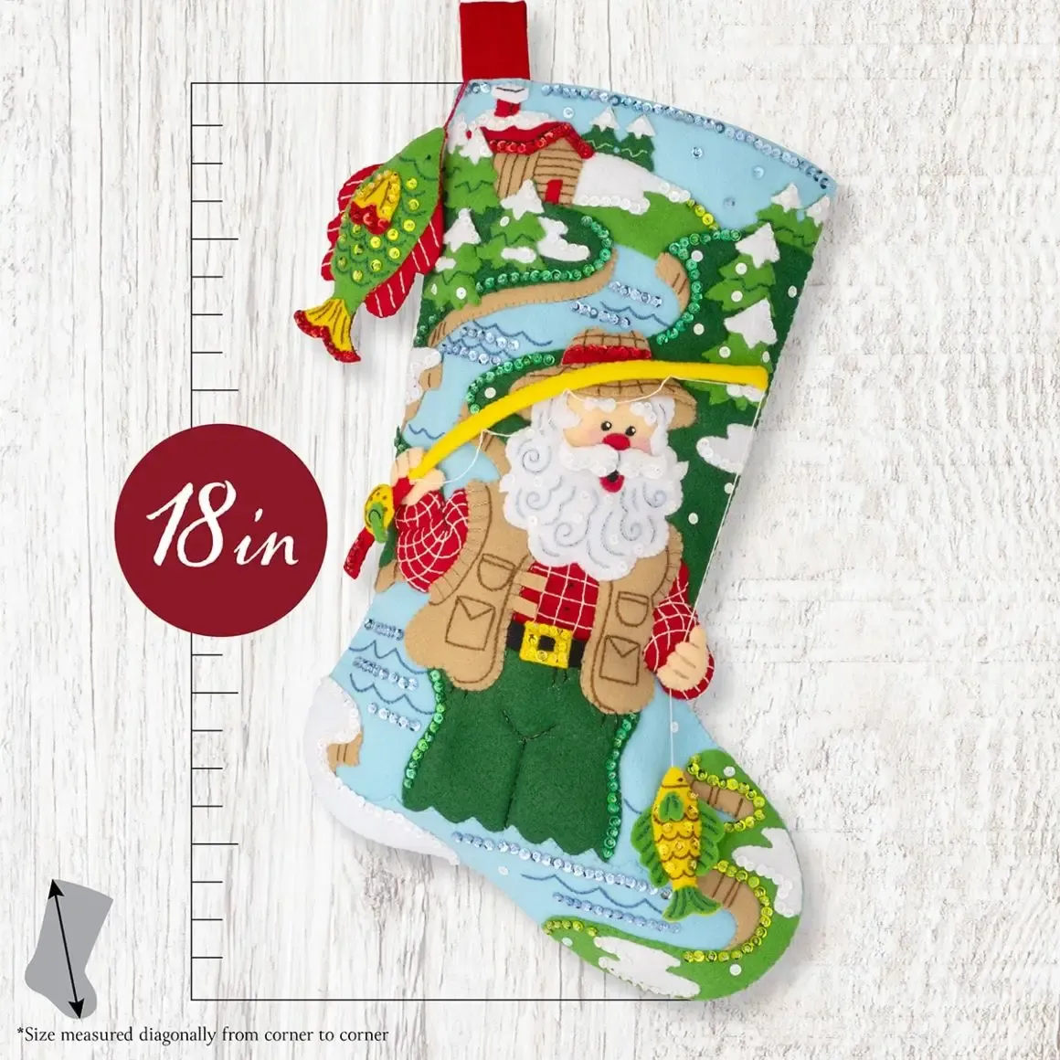 Fly Fishing Santa