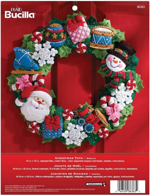 Christmas Toys Wreath