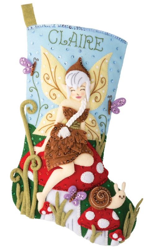 Woodland Fairy ~ OPEN with Felt Pieces Cut Out