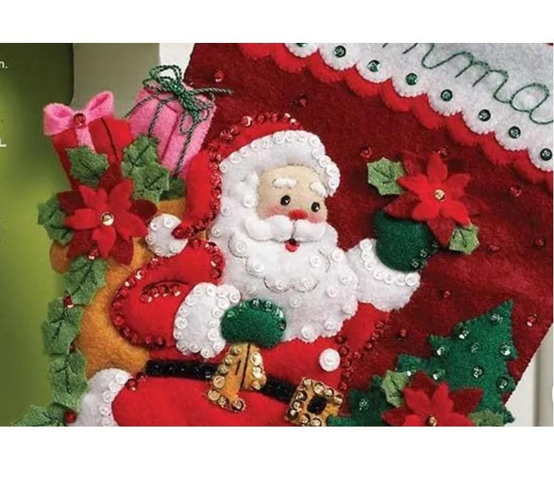 Santa Poinsettia Tree