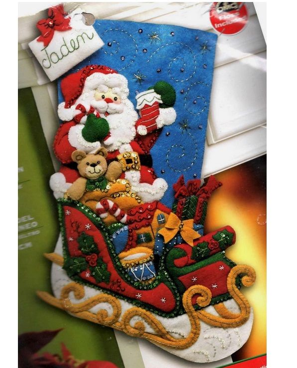 Santa and His Sleigh