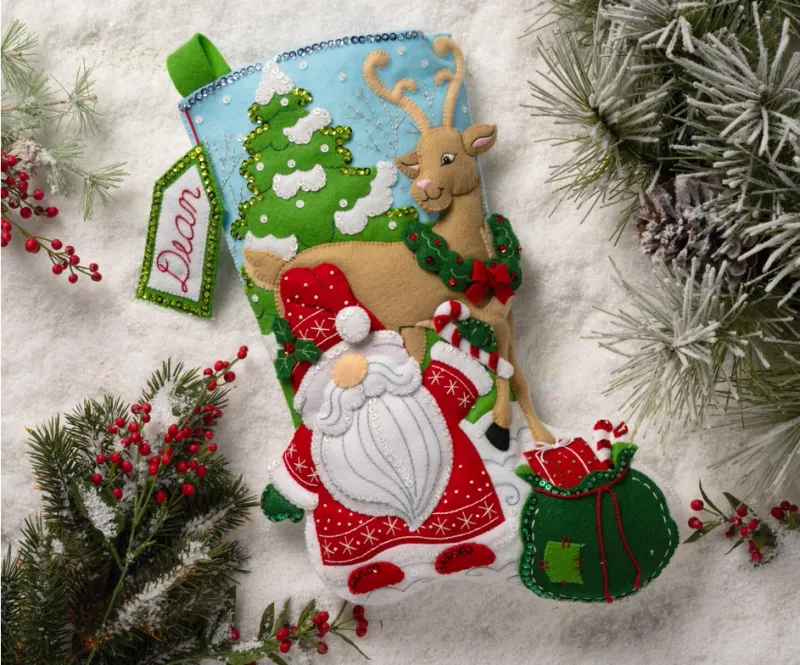 Gnome's Snowy Surprise