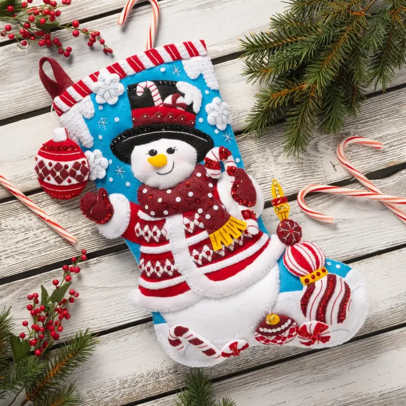 Peppermint Snowman