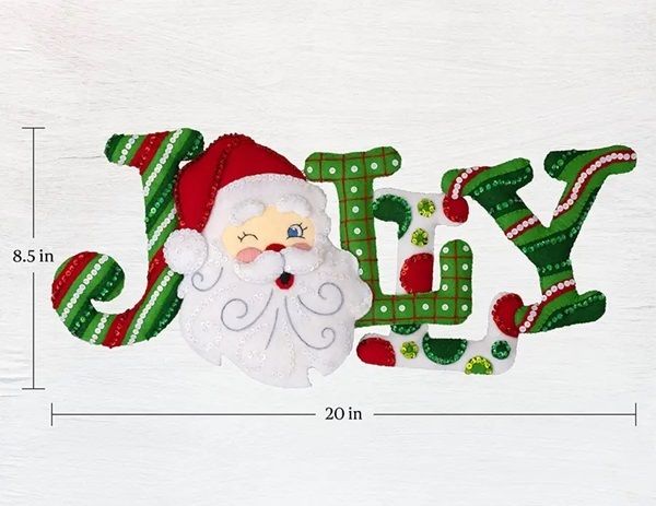 JOLLY SANTA -  Wall Hanging
