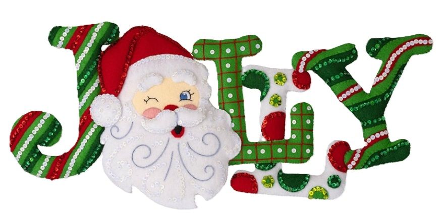 JOLLY SANTA -  Wall Hanging