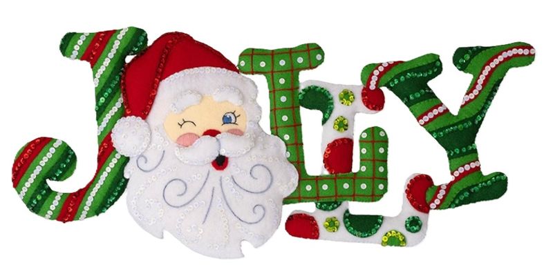 JOLLY SANTA -  Wall Hanging