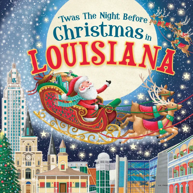'twas the Night Before Christmas in Louisiana (Hard Cover) by Jo Parry ​