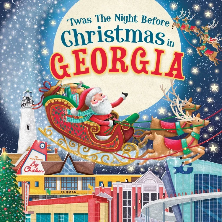 'twas the Night Before Christmas in Georgia (Hard Cover) by Jo Parry ​