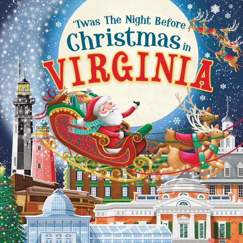 'twas the Night Before Christmas in Virginia (Hard Cover) by Jo Parry ​