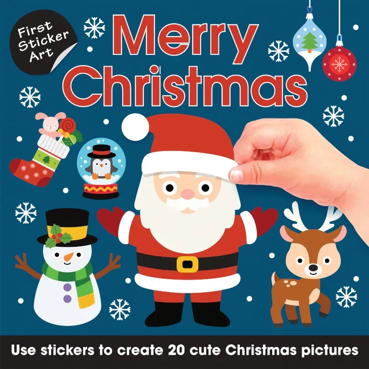 First Sticker Art: Merry Christmas by Paul Calver , Toby Reynolds, et al.