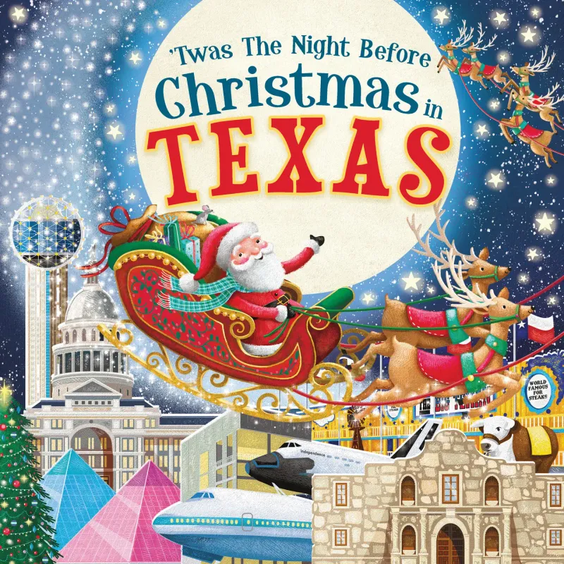 'twas the Night Before Christmas in Texas (Hard Cover) by Jo Parry ​