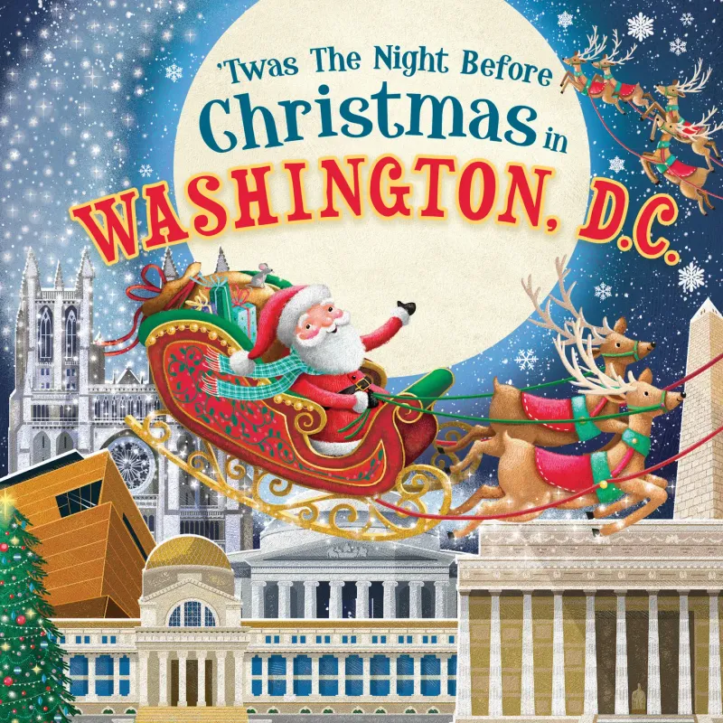 'twas the Night Before Christmas in Washington, DC (Hard Cover) by Jo Parry ​
