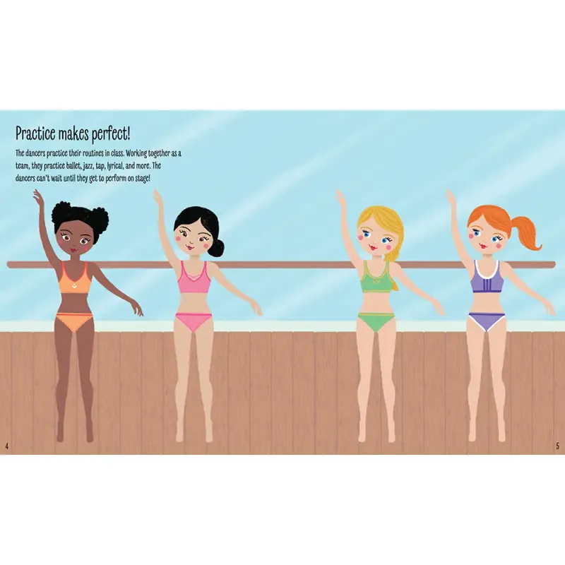 My Sticker Dress-Up: Dancers by: Louise Anglicas