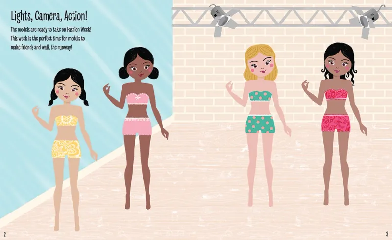 My Sticker Dress-Up: Fashionista by: Louise Anglicas