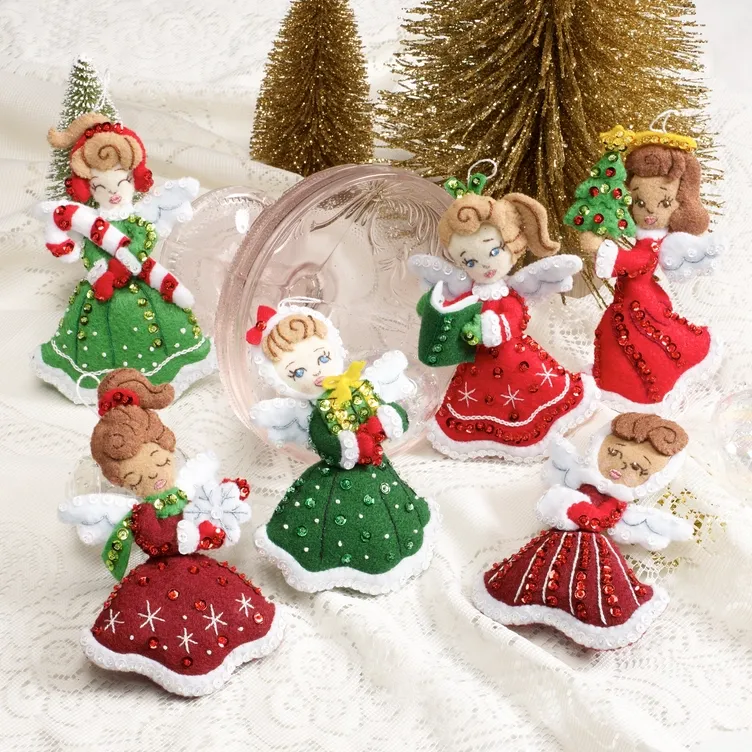 Christmas Angels Ornament Kit
