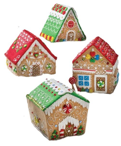 Gingerbread Christmas 3d Houses