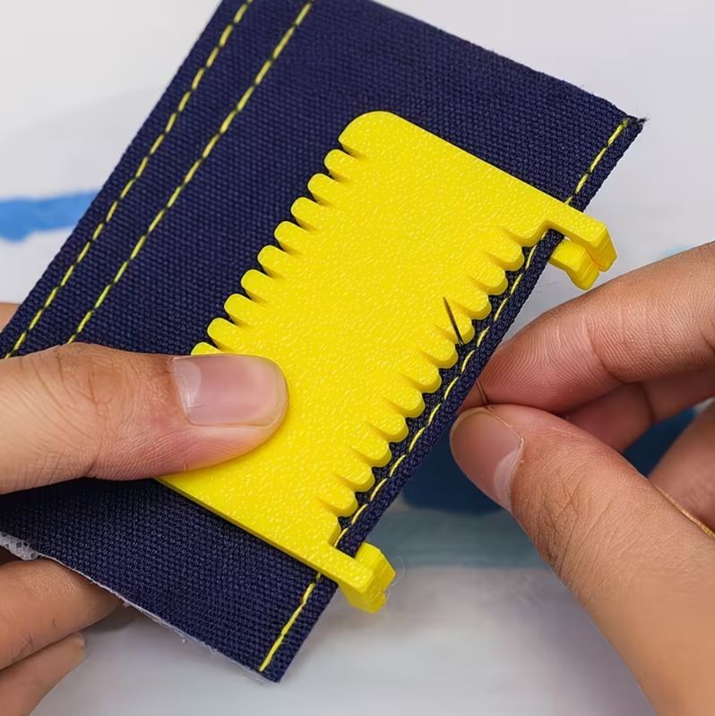 3 Piece Stitch Guide Clips (yellow)