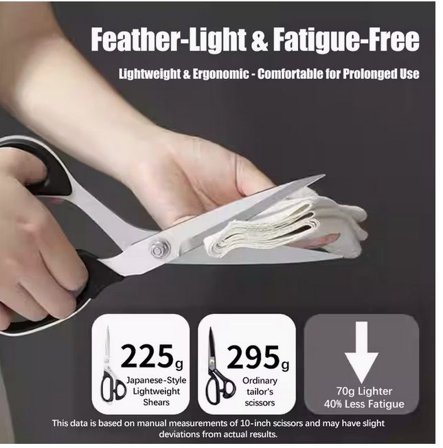 PIN-7205 Professional Tailoring Scissors Sewing, Quilting, Felt, Leather