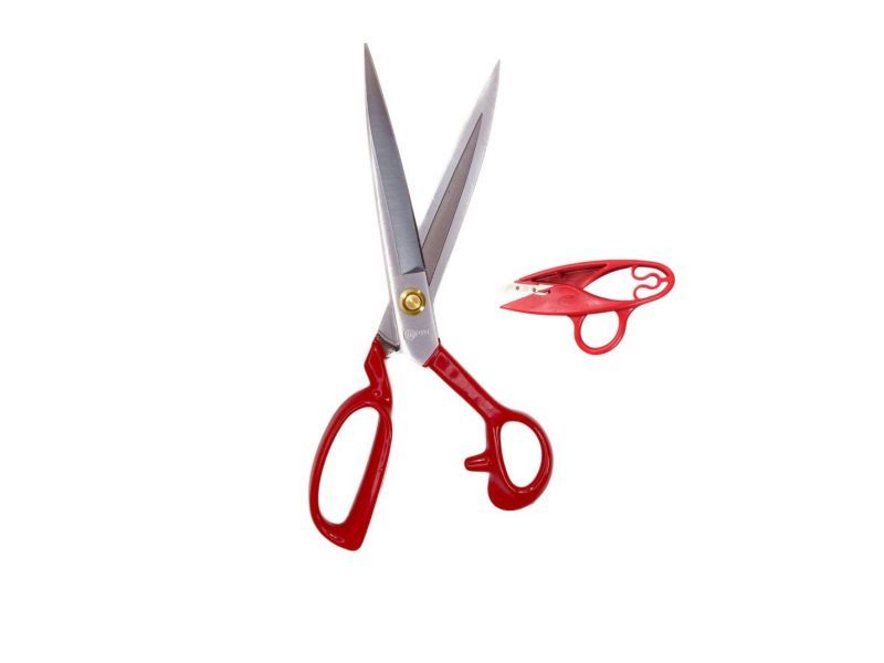 PIN - 8 Groved Tailor Sewing Scissors Shears Perfect for Heavy Fabrics, Felt, Upholstery or Leather