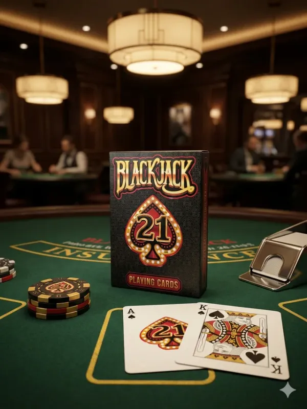 High Roller Luxury The Blackjack "21" Premium Playing Card Deck Stocking Stuffer