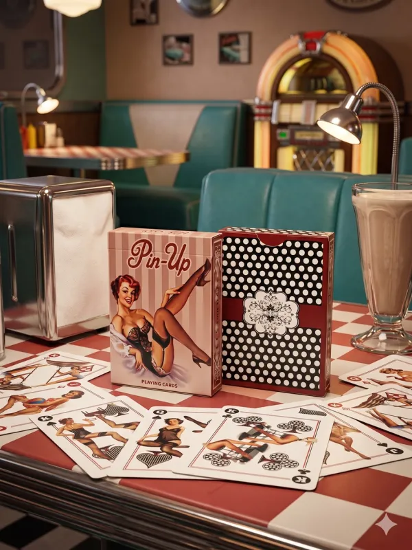 Retro Charm Pin Up Girls - Collectable Playing Cards