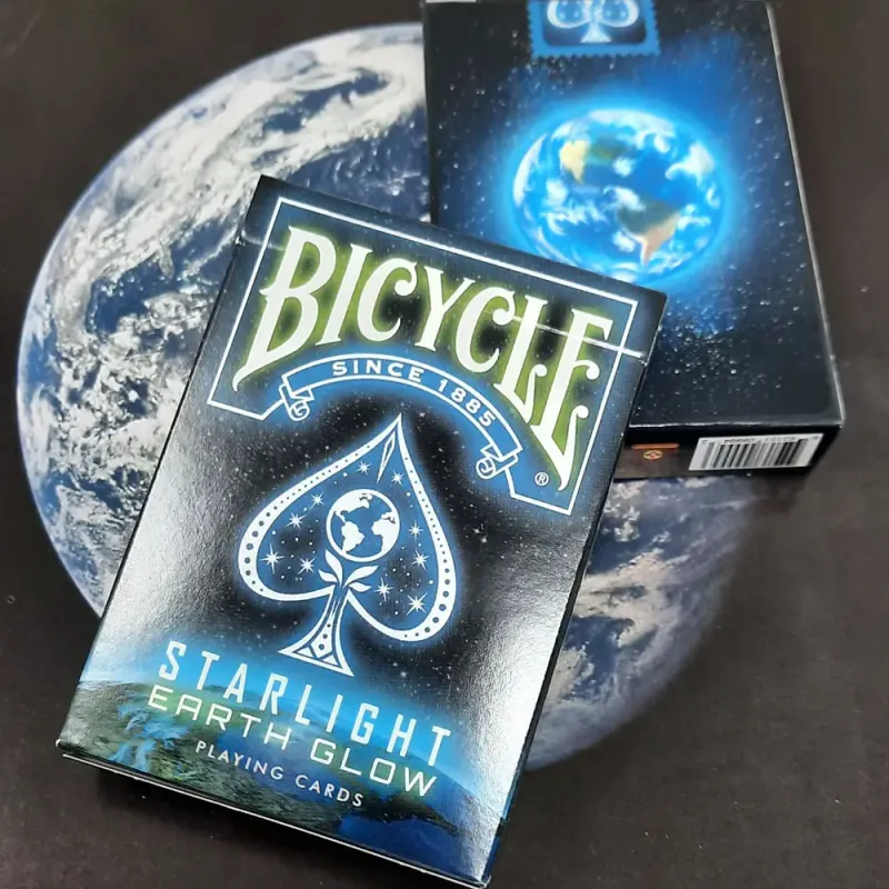 Bicycle Starlight Earth Glow Playing Cards