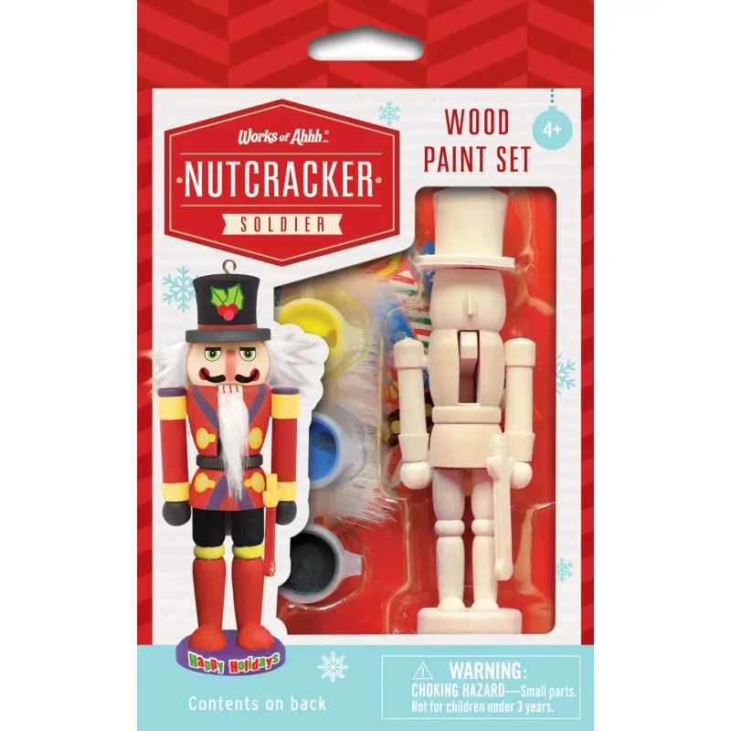 Nutcracker Soldier - Ornament Wood Paint Kit