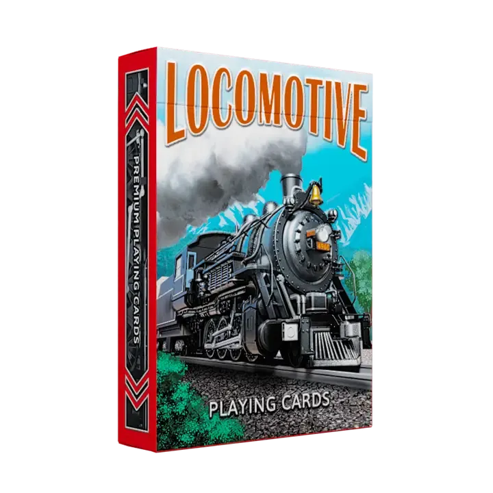 Locomotive Playing Cards Steam - Train Playing Cards