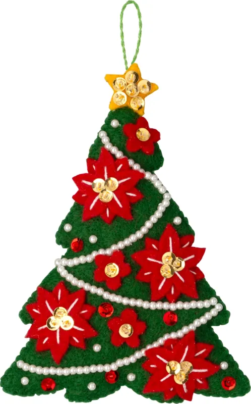 Festival of Trees - 89662E Bucilla Felt Christmas Ornament Kit