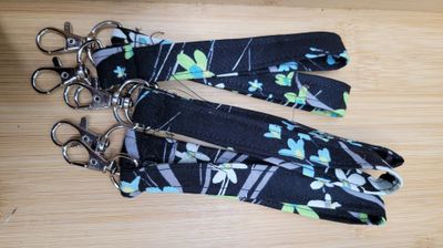 black floral