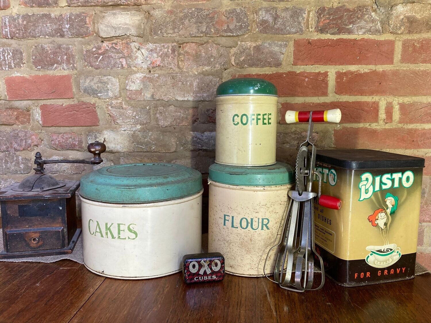 Large Vintage Tins