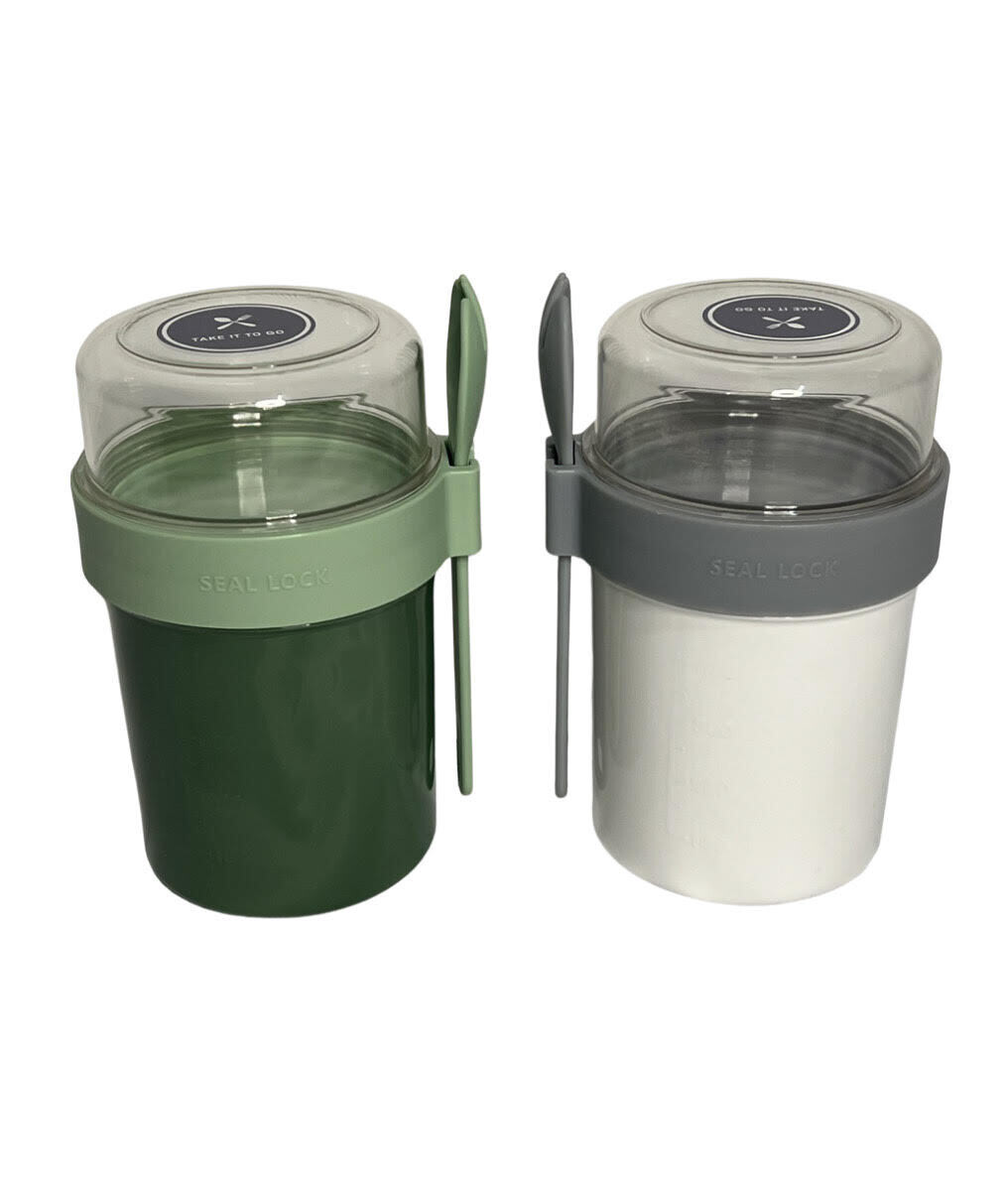 2 Compartment Take It To Go Cup