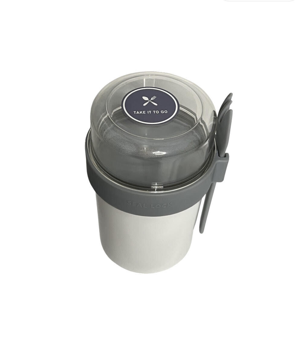 2 Compartment Take It To Go Cup White