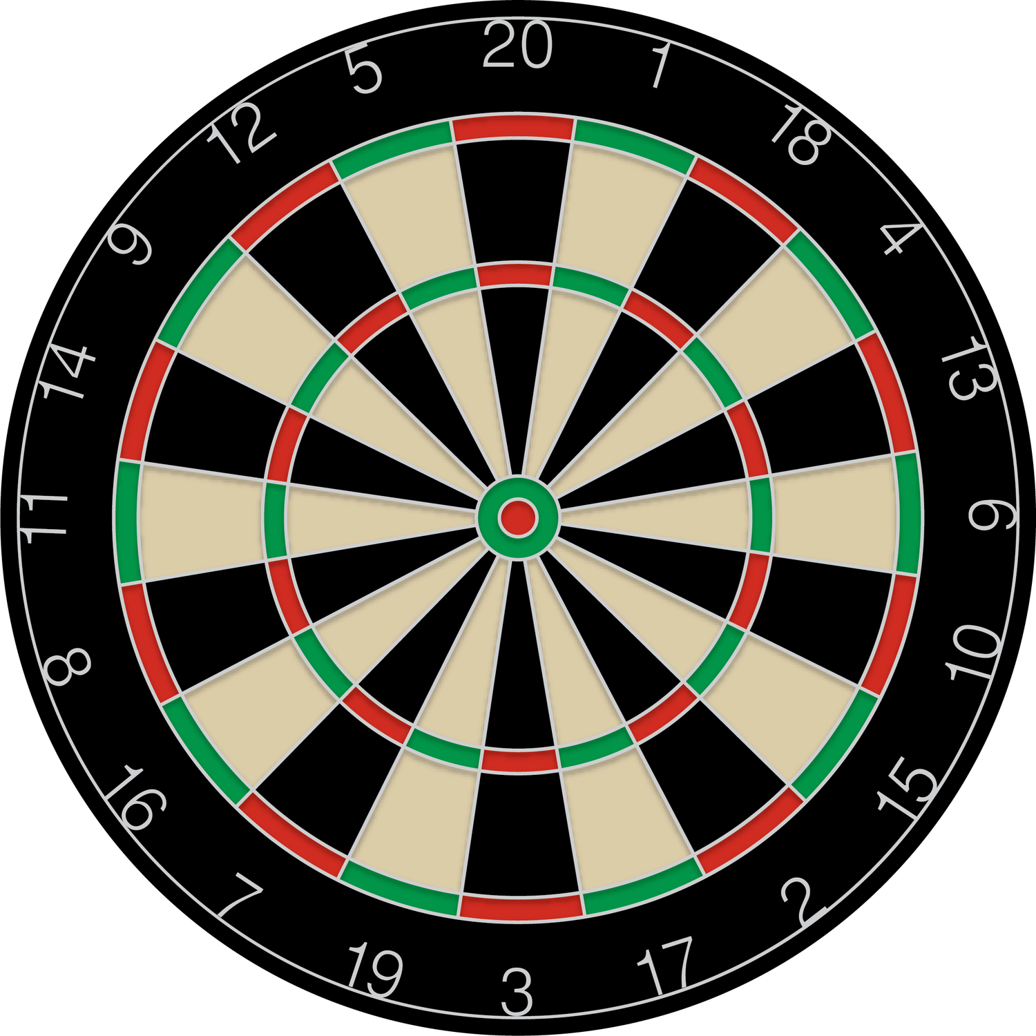 Used MCC Dartboard