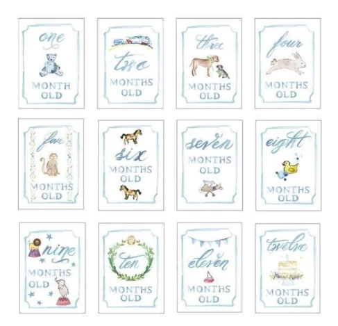 Month by month baby cards