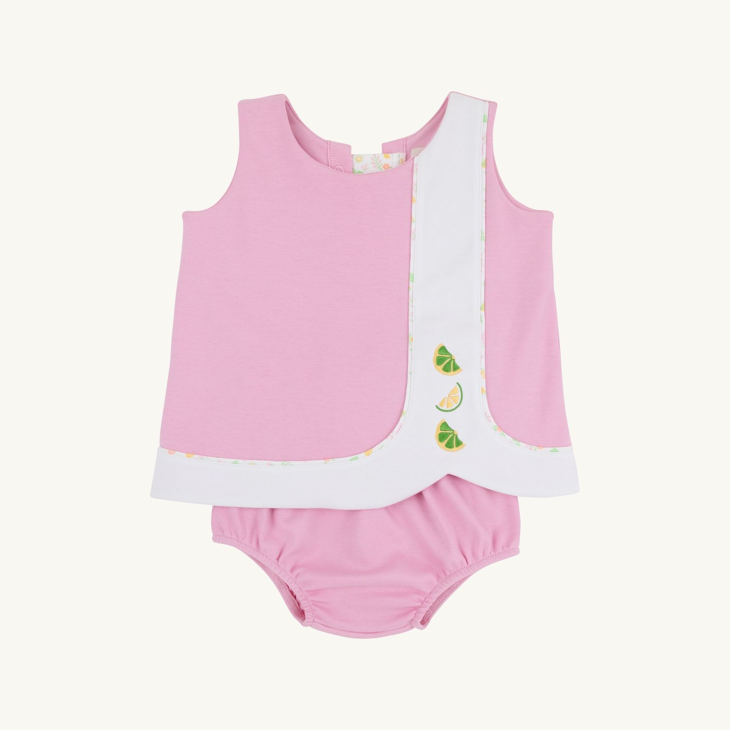 Tilly Tab bloomer set- strawberry
