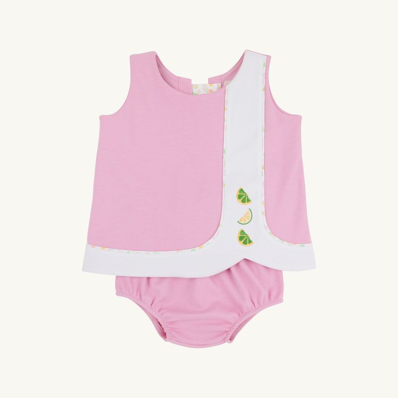 Tilly Tab bloomer set- strawberry