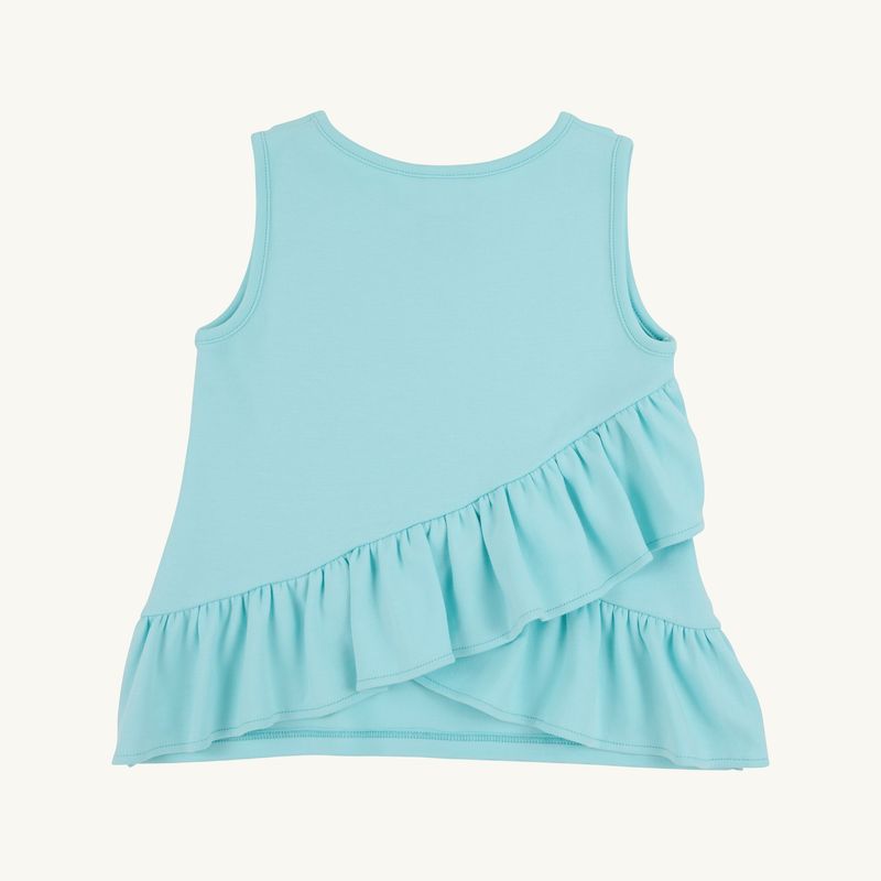 Sleeveless love you back top