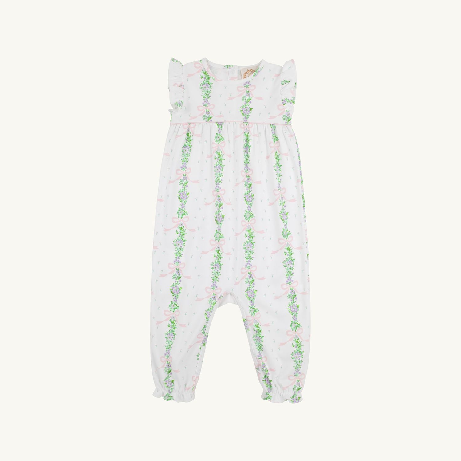 Sleeveless Leigh Ann Angel Sleeve Romper