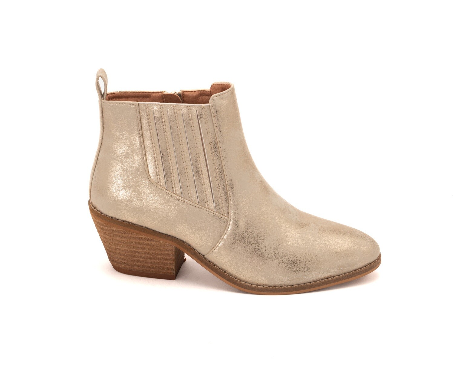Corky&#39;s Gold Metalic &quot;Potion&quot; Bootie