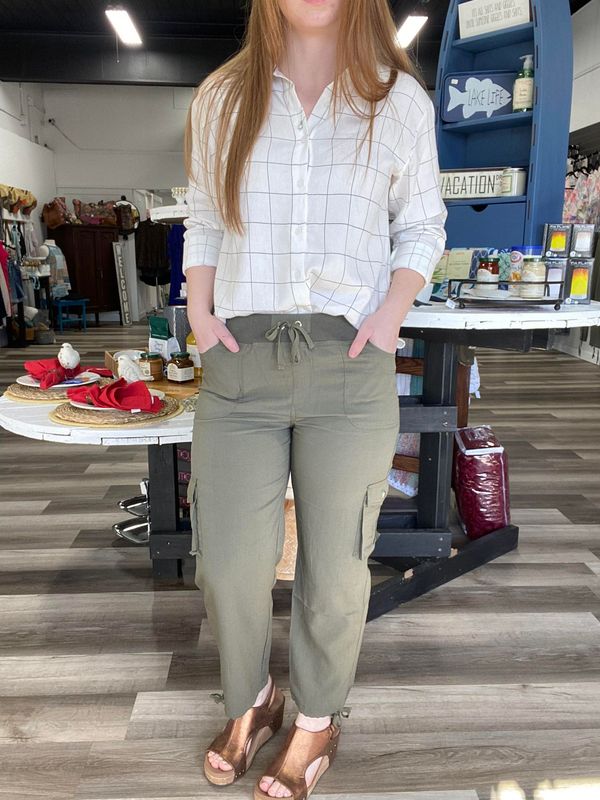 Drawstring Cargo Pant PLUS