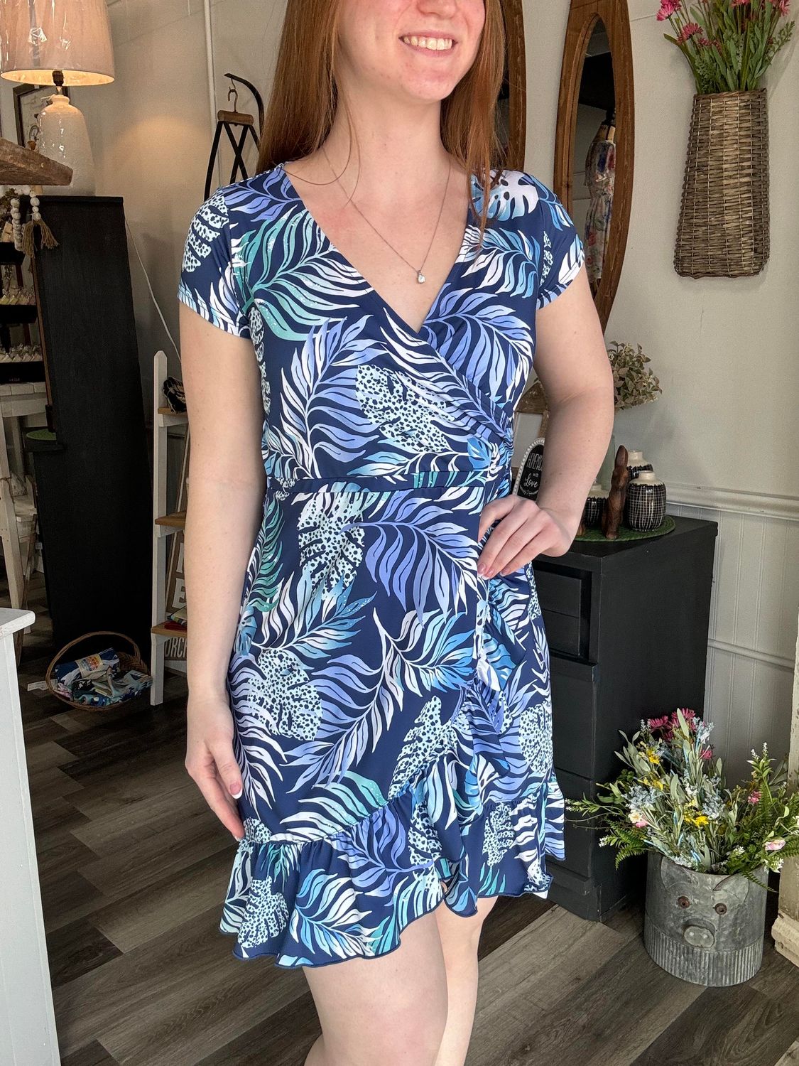 Lola Faux Wrap Dress