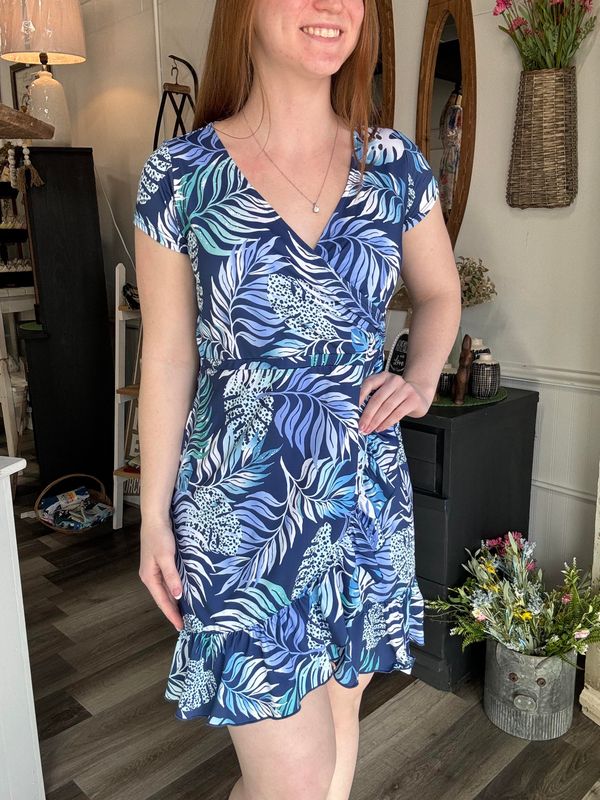 Lola Faux Wrap Dress