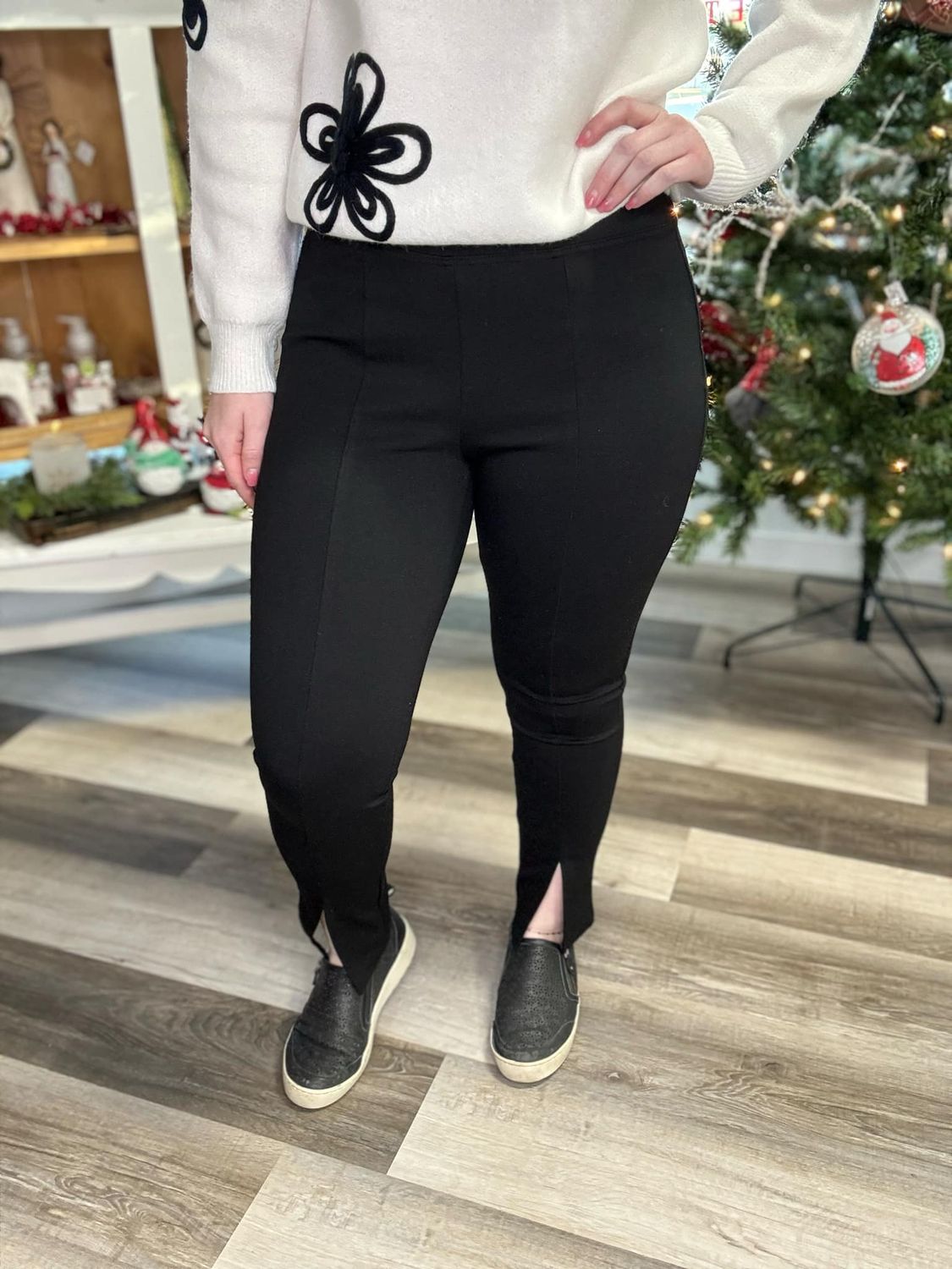 Black Ponte Pants