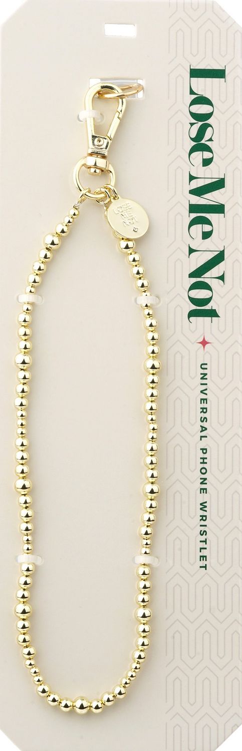 Gold Ball Lose Me Not Phone Wristlet