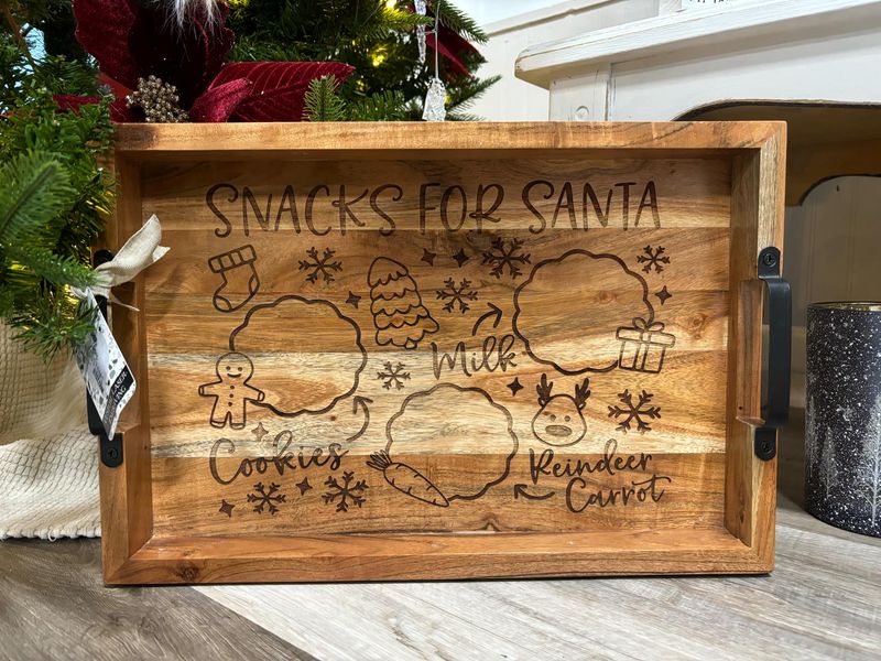 Large Santa Treats Platter