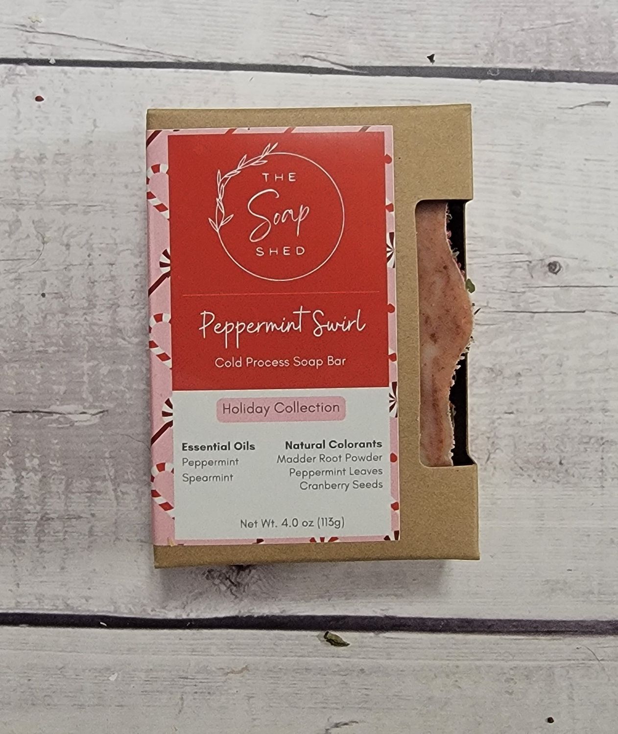 Peppermint Swirl Soap Bar