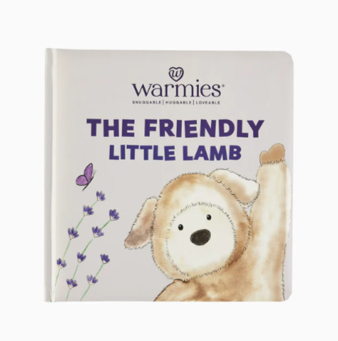 The Friendly Lamb Warmies Hard Cover Book