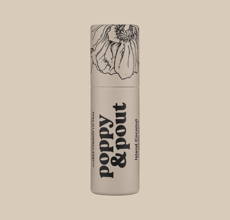 Island Coconut Poppy &amp; Pout Lip Balm