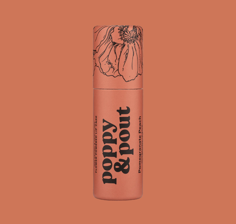 Pomegranate Peach Poppy &amp; Pout Lip Balm